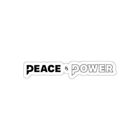 Peace & Power Die-Cut Stickers