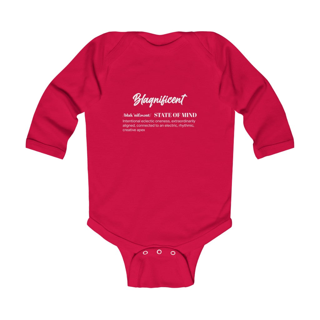 Blaqnificent Infant Long Sleeve Bodysuit