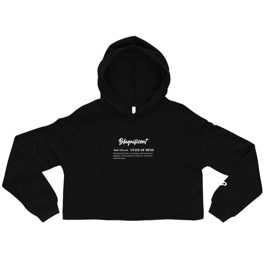 Blaqnificent Crop Hoodie